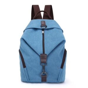 Ryggsäck canvas dam - Himmelblått