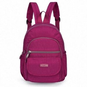 Ryggsäck dam I nylon - Rosa