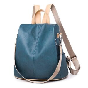 Ryggsäck för resa dold öppnin - Blå, W28xH31xD14 CM