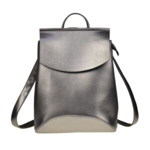 Ryggsäck konstläder - Silver
