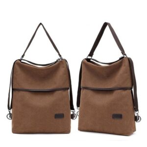 Vintage ryggsäck canvas - Brun